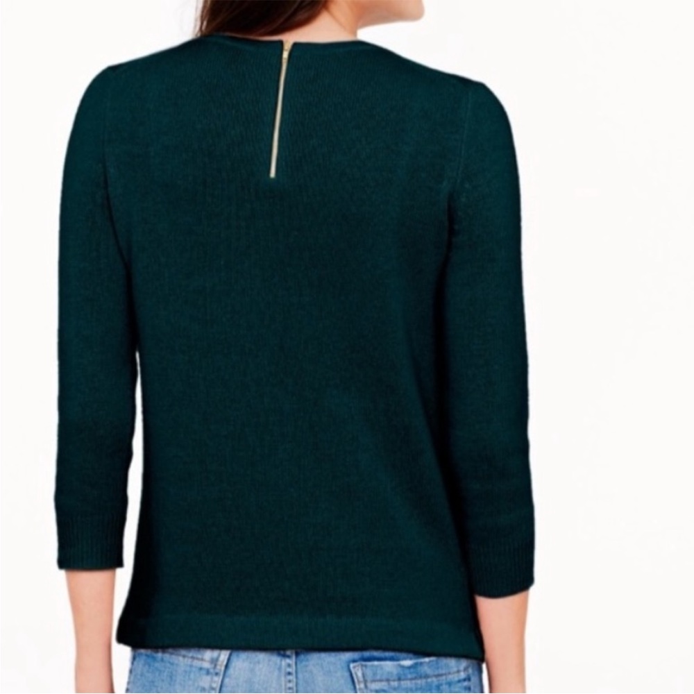 J. Crew Jewelled Neckline Sweater - Picture 2 of 7